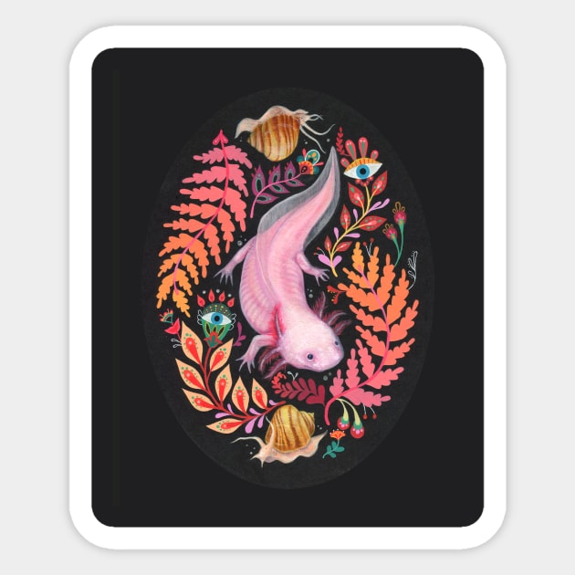 Axolotl Sticker by MHeld 